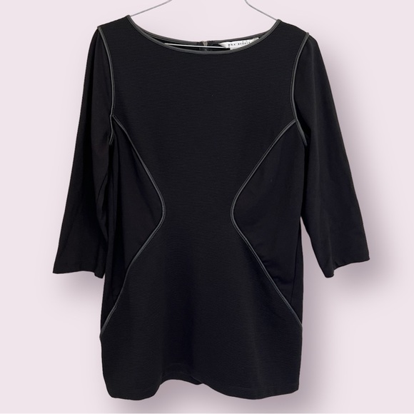 Max Studio Black Boat Neck Dress sz XL - Picture 3 of 6